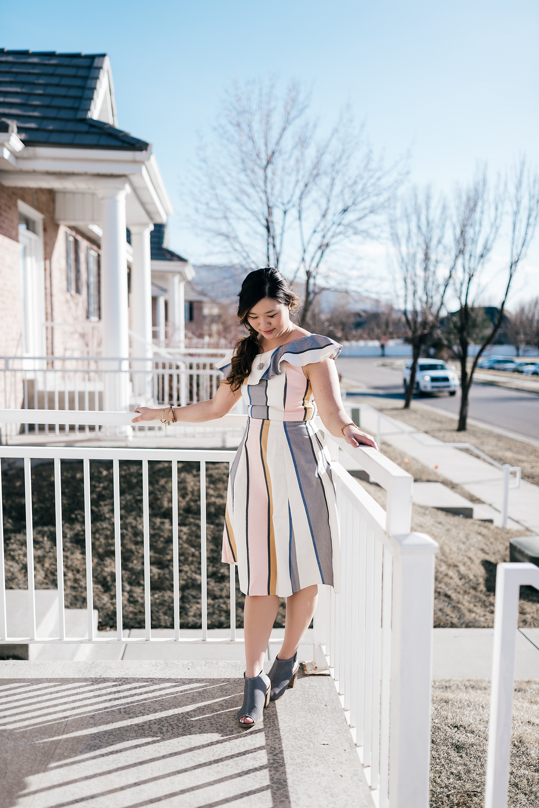 Mommy and Me Outfits: Pretty Easter Dresses by fashion blogger Sandy A La Mode