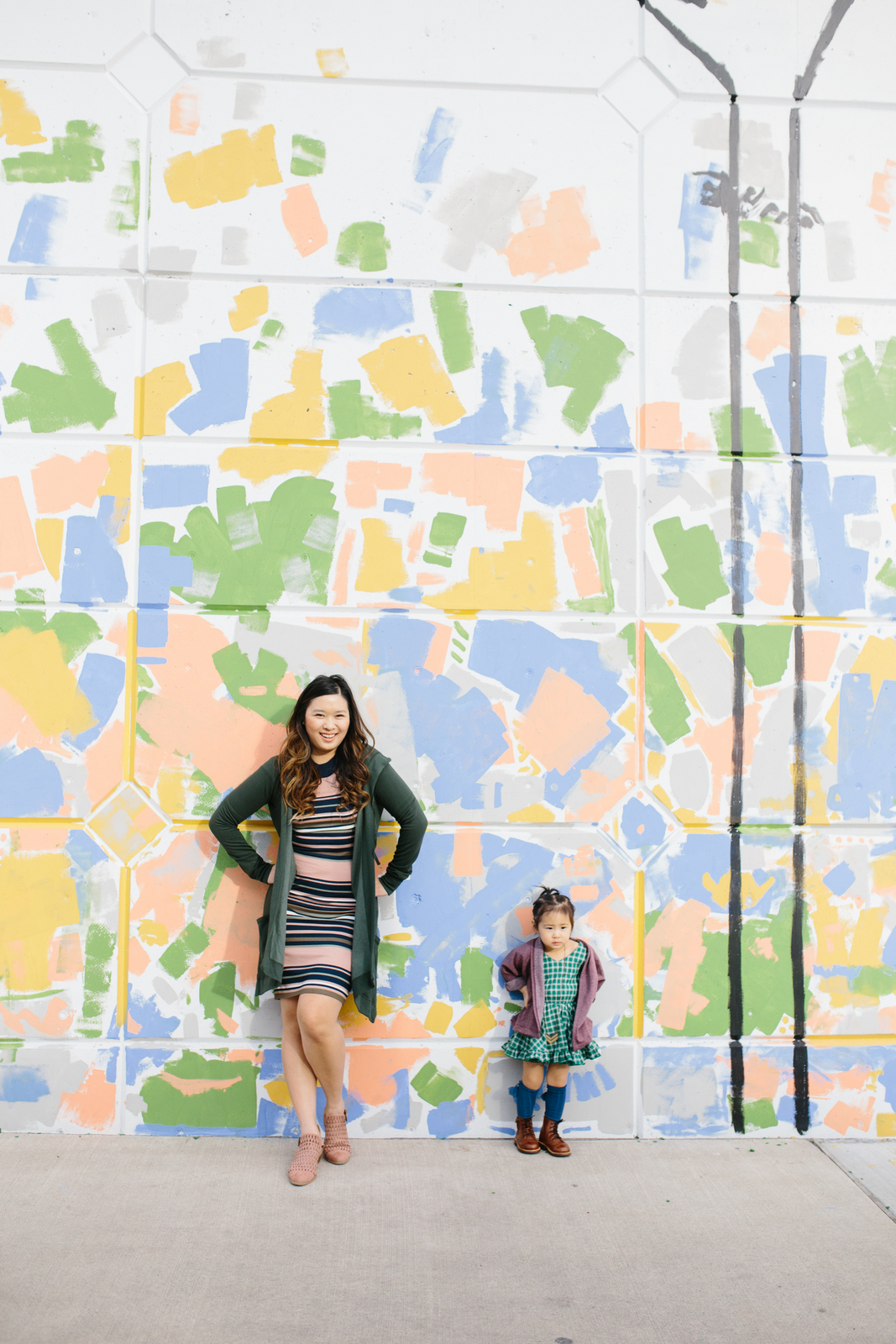 Mommy and Me Outfits: St Patricks Day Green by Fashion blogger Sandy A La Mode
