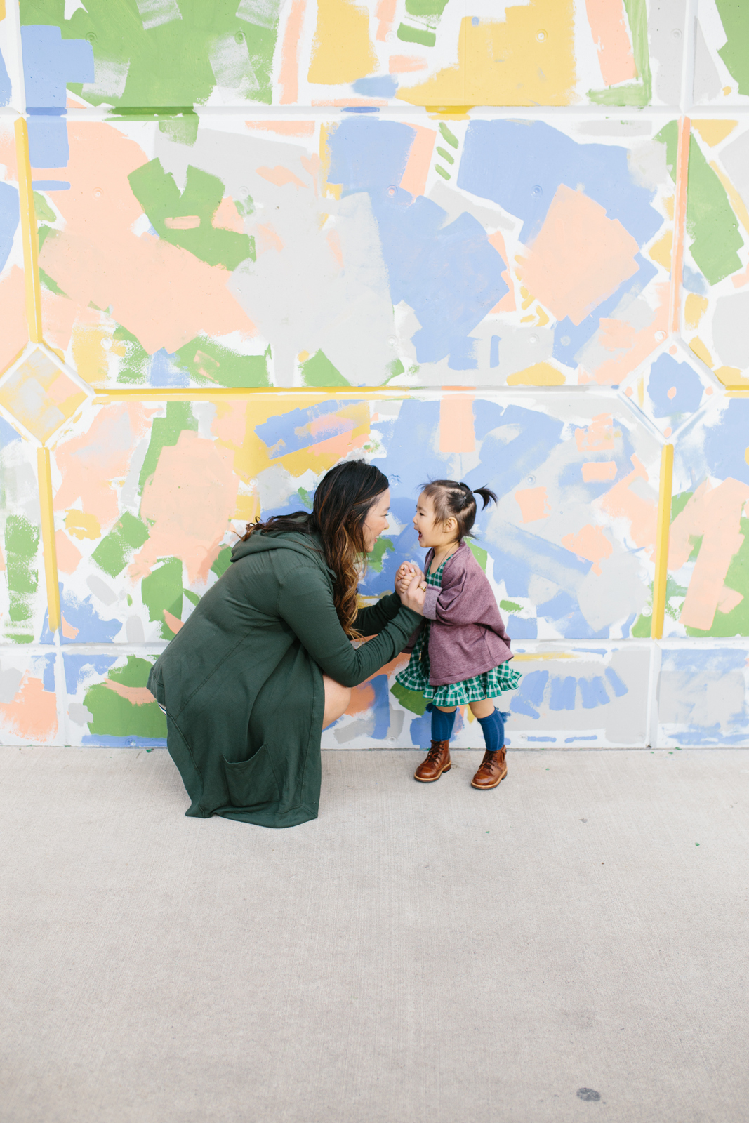 Mommy and Me Outfits: St Patricks Day Green by Fashion blogger Sandy A La Mode