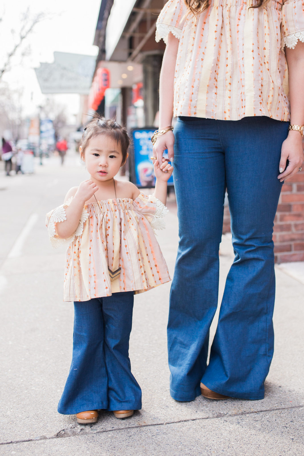 Mommy and Me Outfits: Boho Chic Clothing by fashion blogger Sandy A La Mode