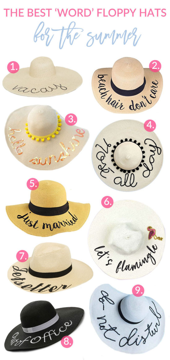 The Best Word Floppy Hats for This Summer