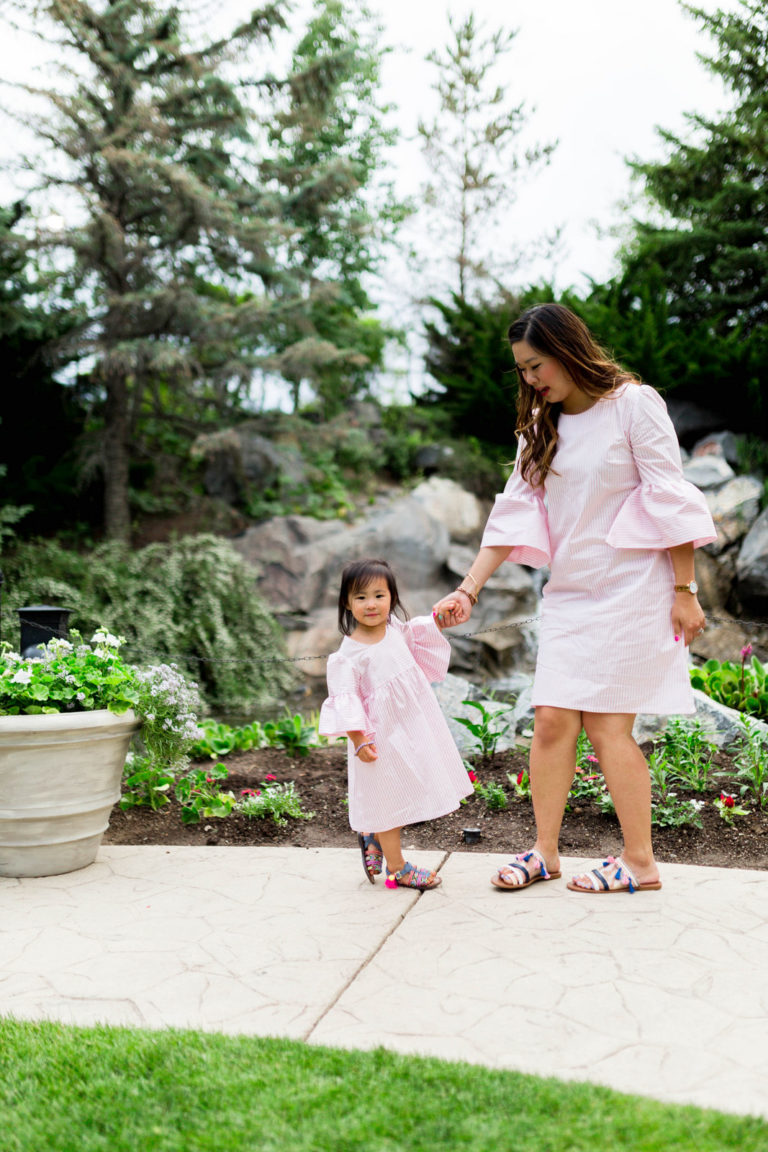 mommy and me pink outfits
