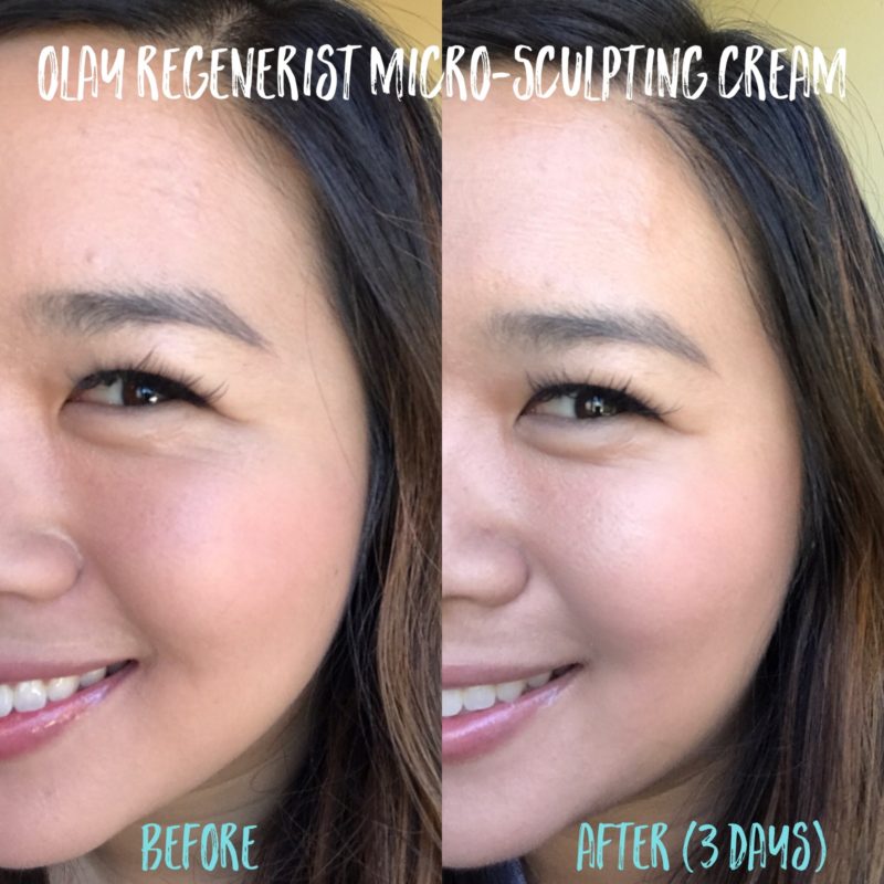 Olay Micro-Sculpting Cream Before and After