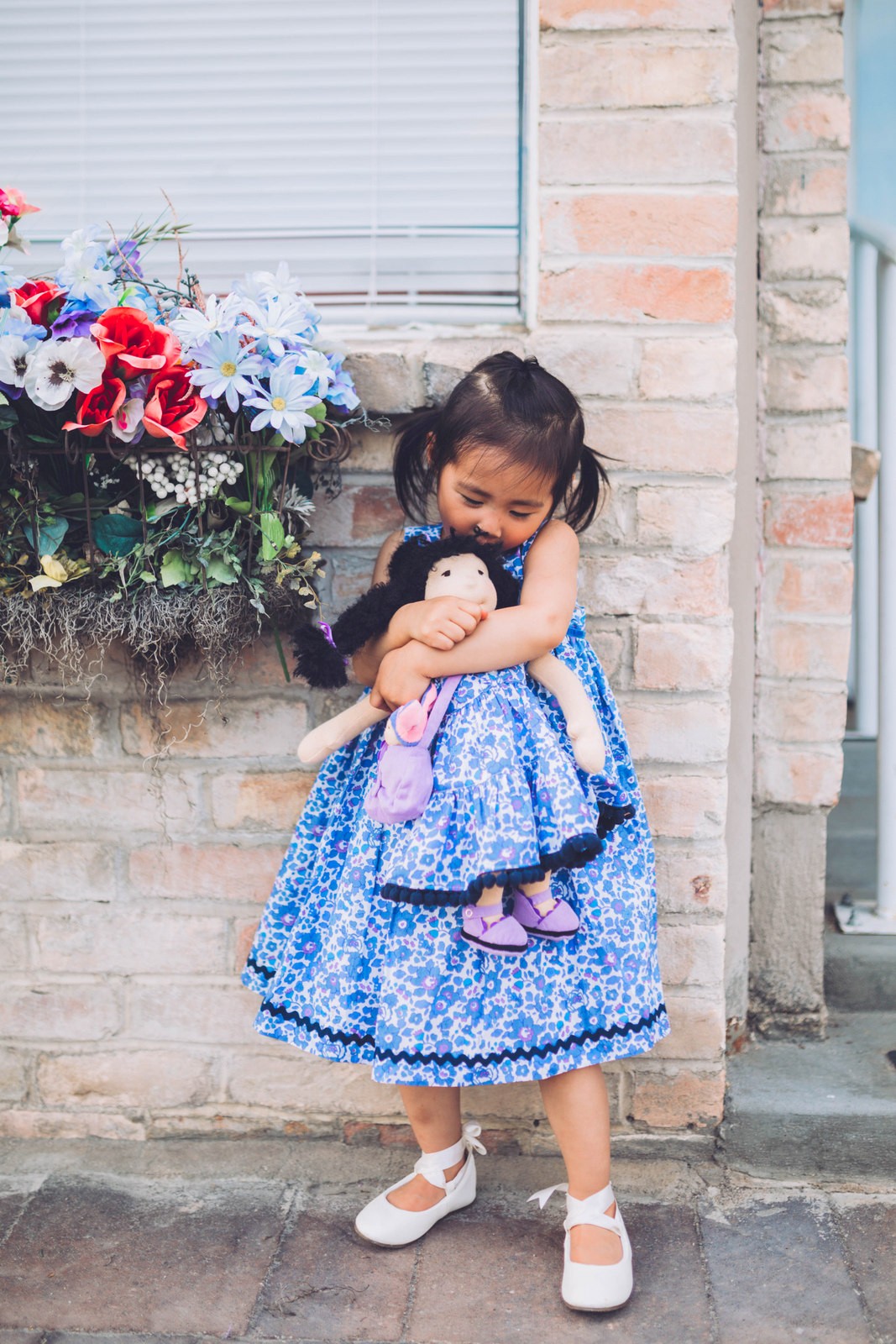 girls dress with matching doll dress