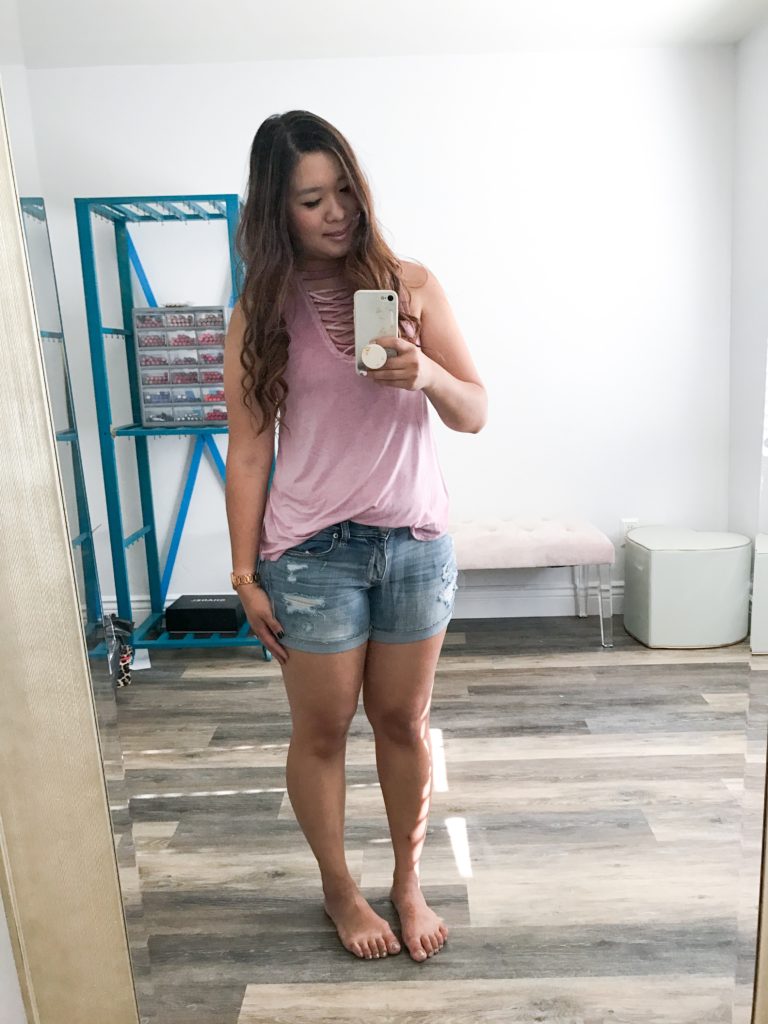 9 of The Best Summer Shorts Under $50 by Utah fashion blogger Sandy A La Mode