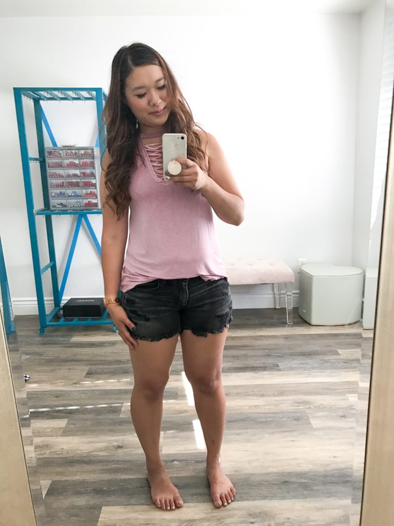 9 of The Best Summer Shorts Under $50 by Utah fashion blogger Sandy A La Mode
