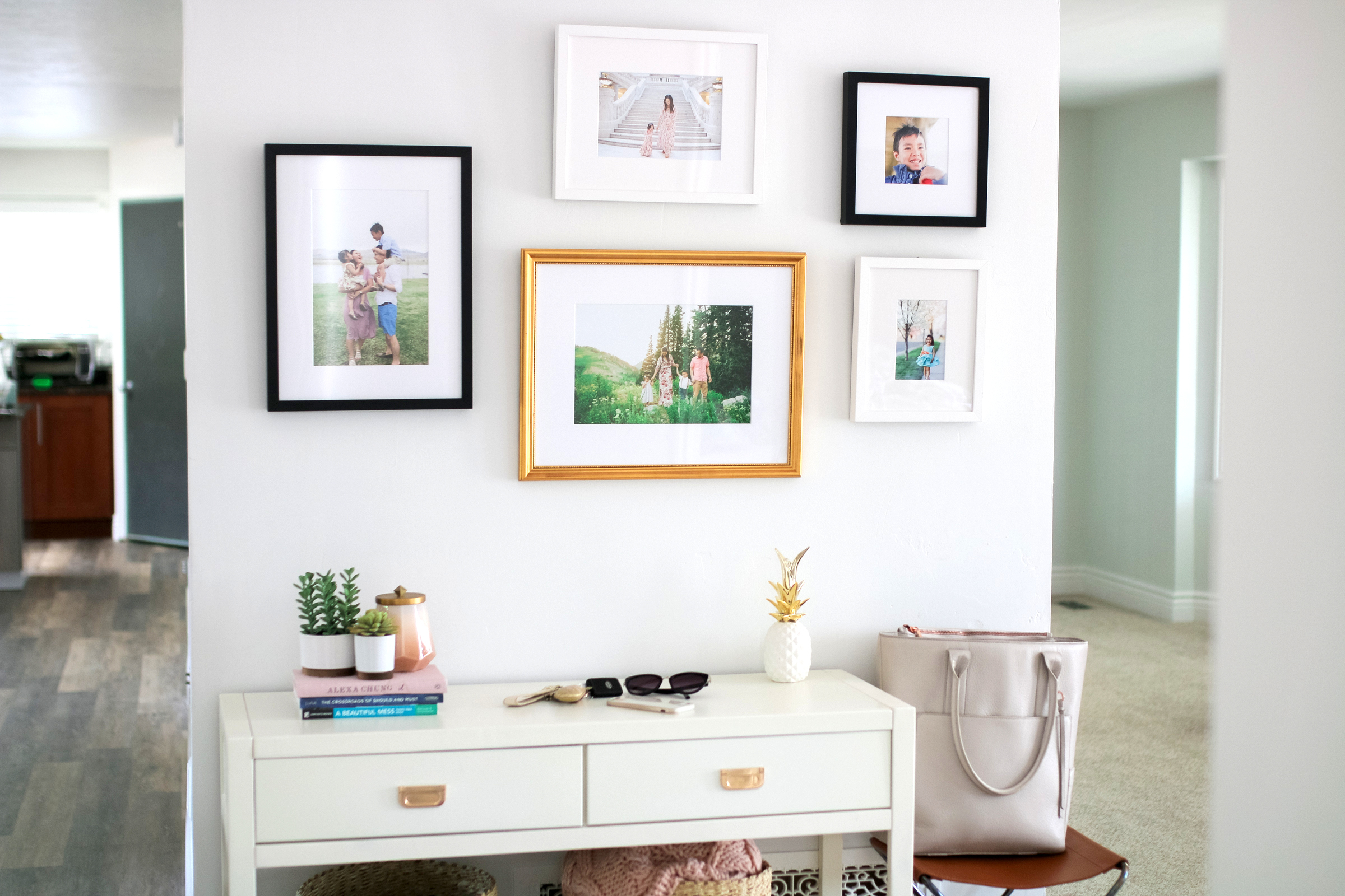 Our New Home Big Reveal: Stylish Entryway Decor Ideas by popular blogger Sandy A La Mode