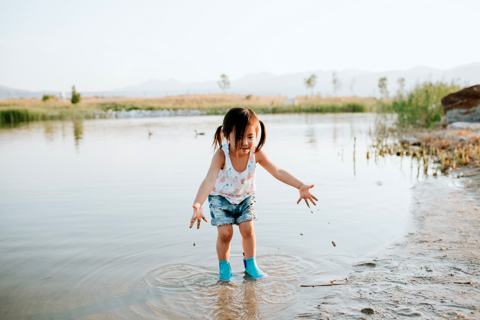 Mommy and Me Outfits: Cute Rain Boots by Utah fashion blogger Sandy A La Mode