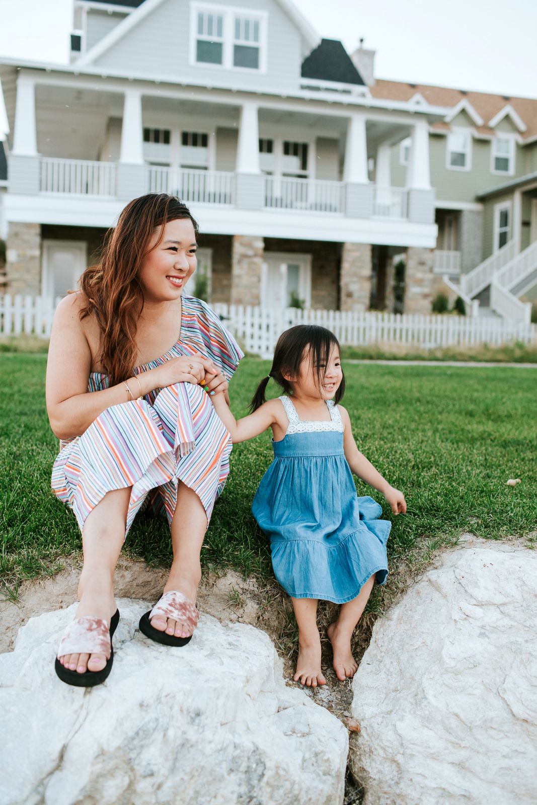 Famous Footwear Slides - Perfect For Back To School by Utah fashion blogger Sandy A La Mode