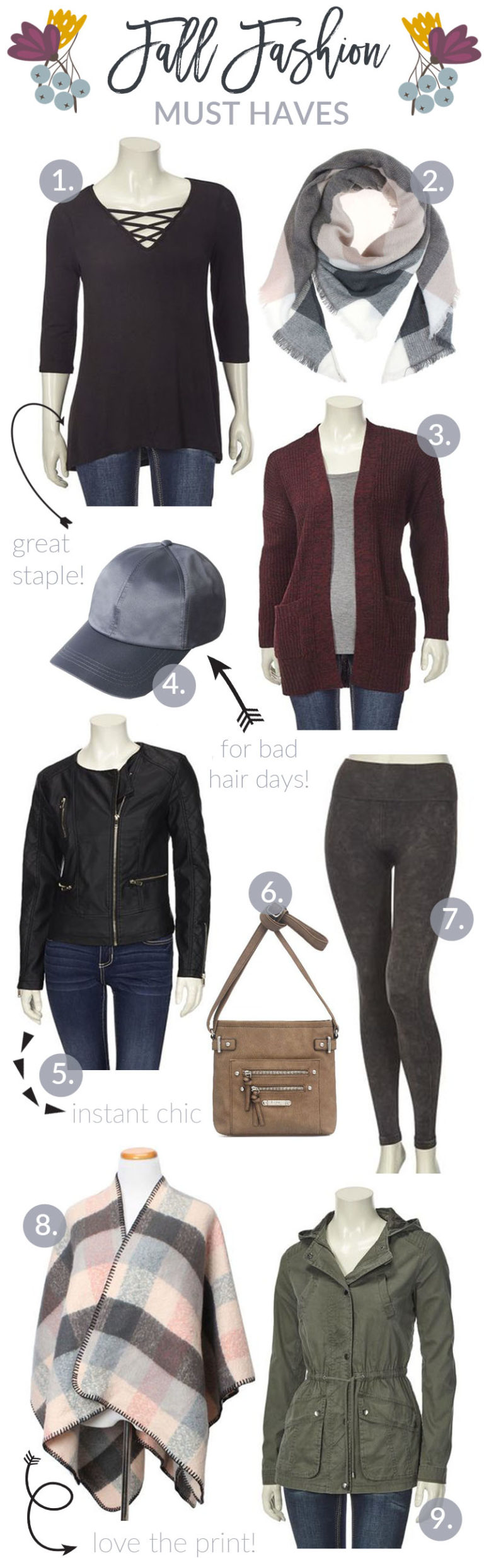 9 Fall Fashion Must Haves Every Woman Needs SandyALaMode