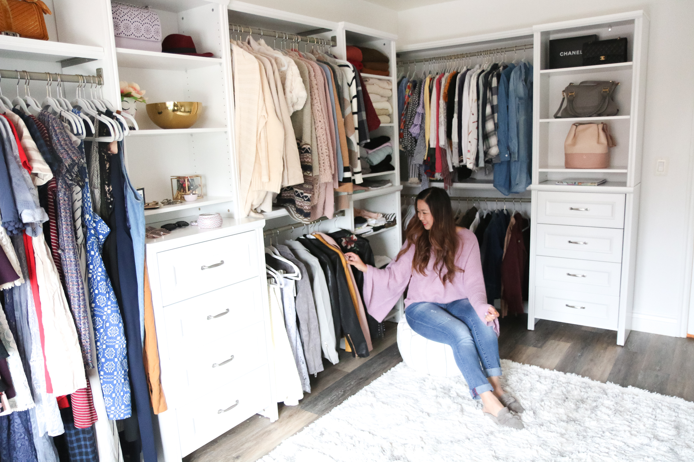Our New Home Big Reveal: Closet / Office Room Ideas by Utah blogger Sandy A La Mode