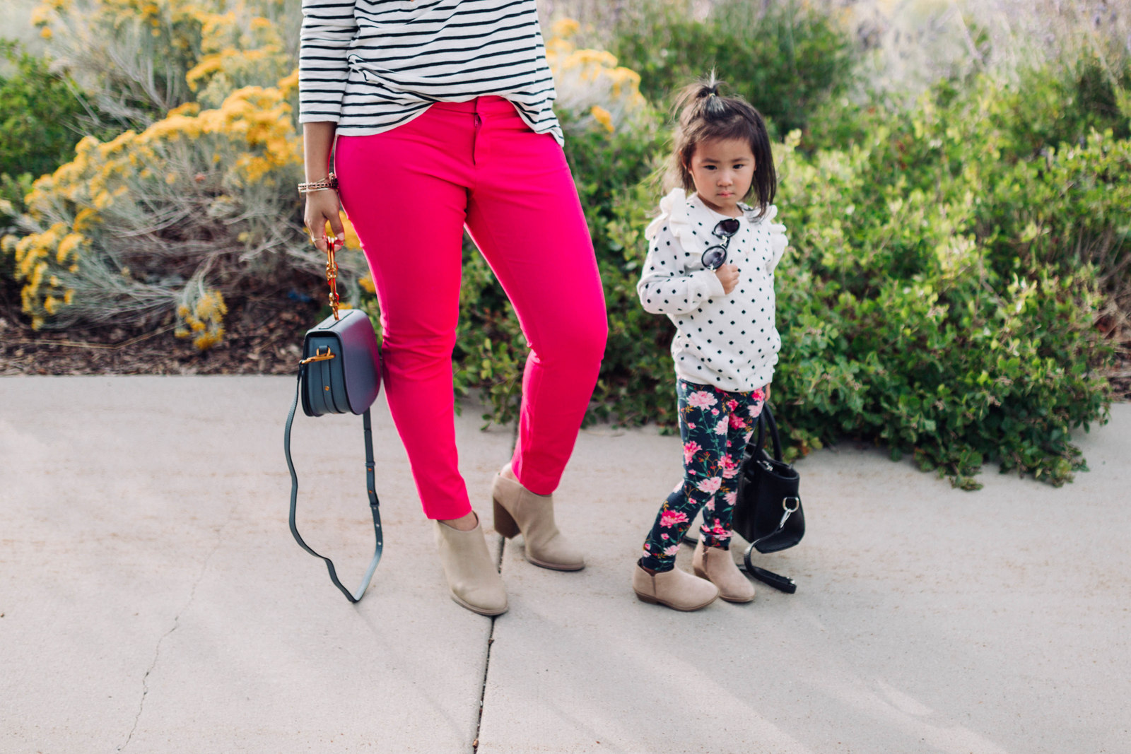 Mommy and Me Outfits: Old Navy Playful Prep by Utah fashion blogger Sandy A La Mode