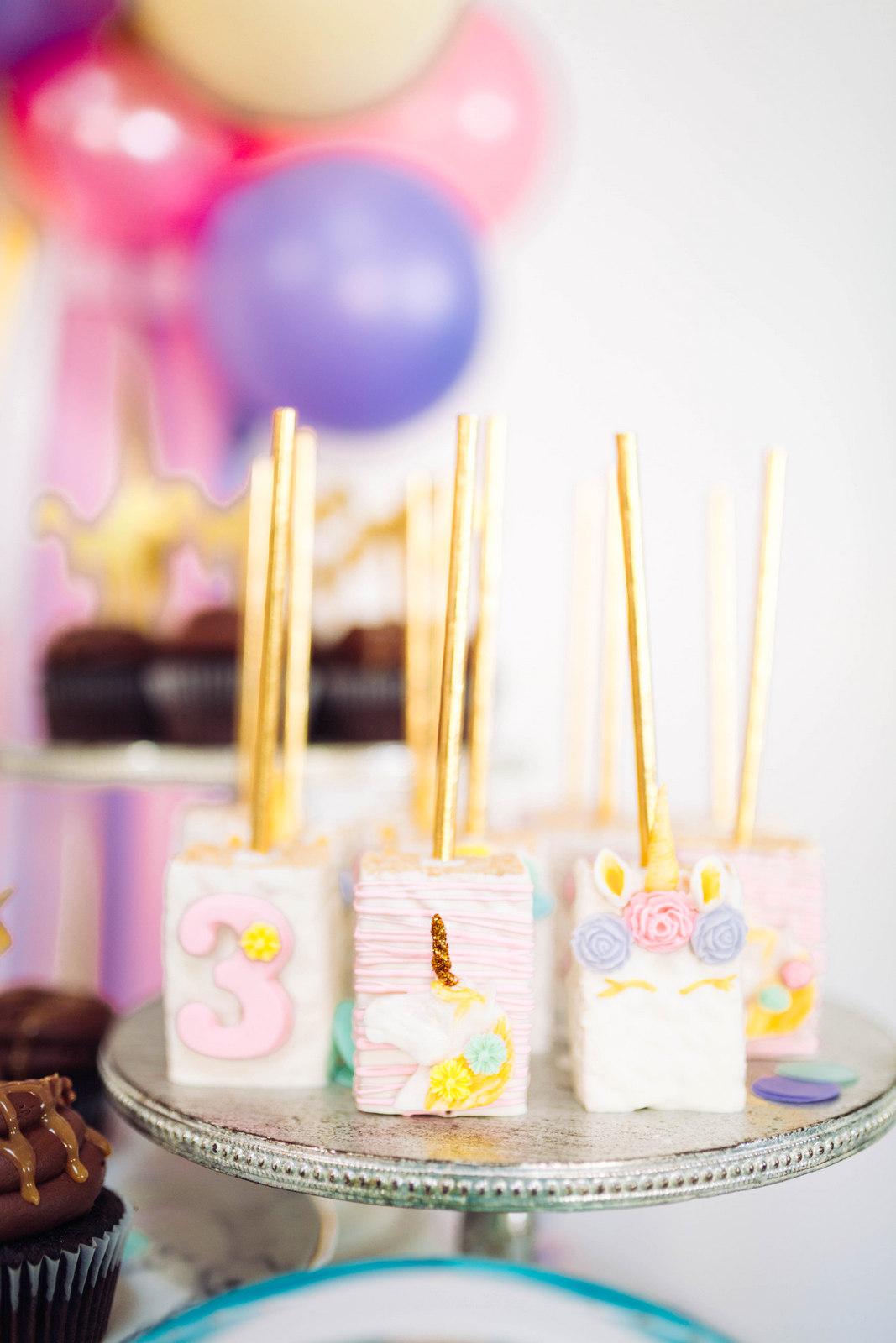 A Magical Unicorn Birthday Party - Vivian's 3rd Birthday! by Utah mom blogger Sandy A La Mode