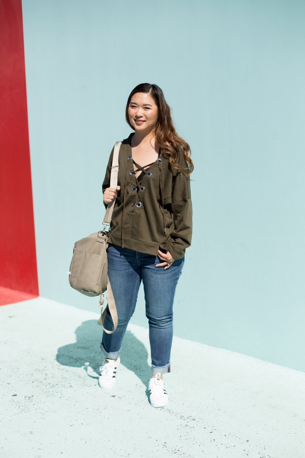 Boyfriend Denim Jeans Two Ways: Dressed Down and Up by Utah fashion blogger Sandy A La Mode