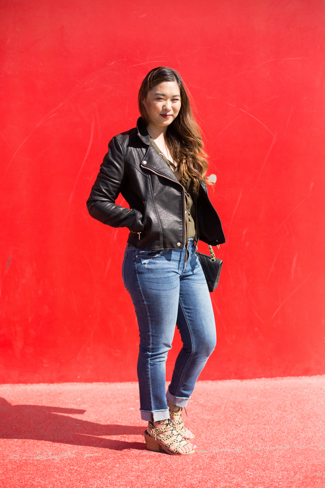 Boyfriend Denim Jeans Two Ways: Dressed Down and Up by Utah fashion blogger Sandy A La Mode