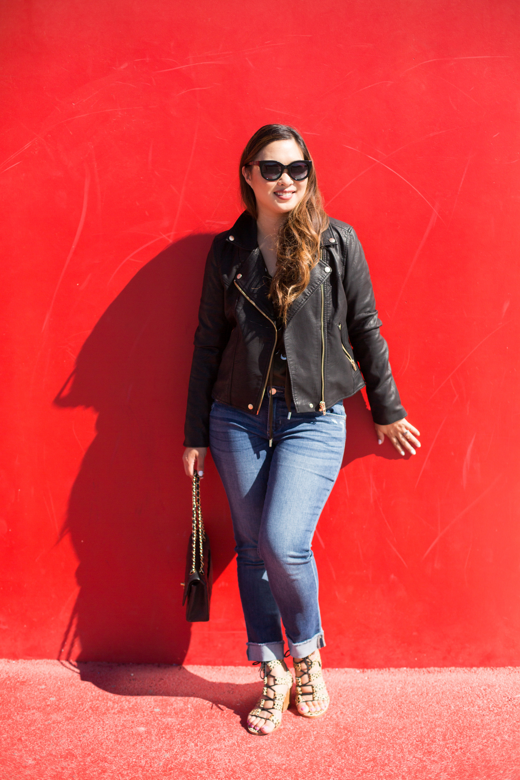 Boyfriend Denim Jeans Two Ways: Dressed Down and Up by Utah fashion blogger Sandy A La Mode