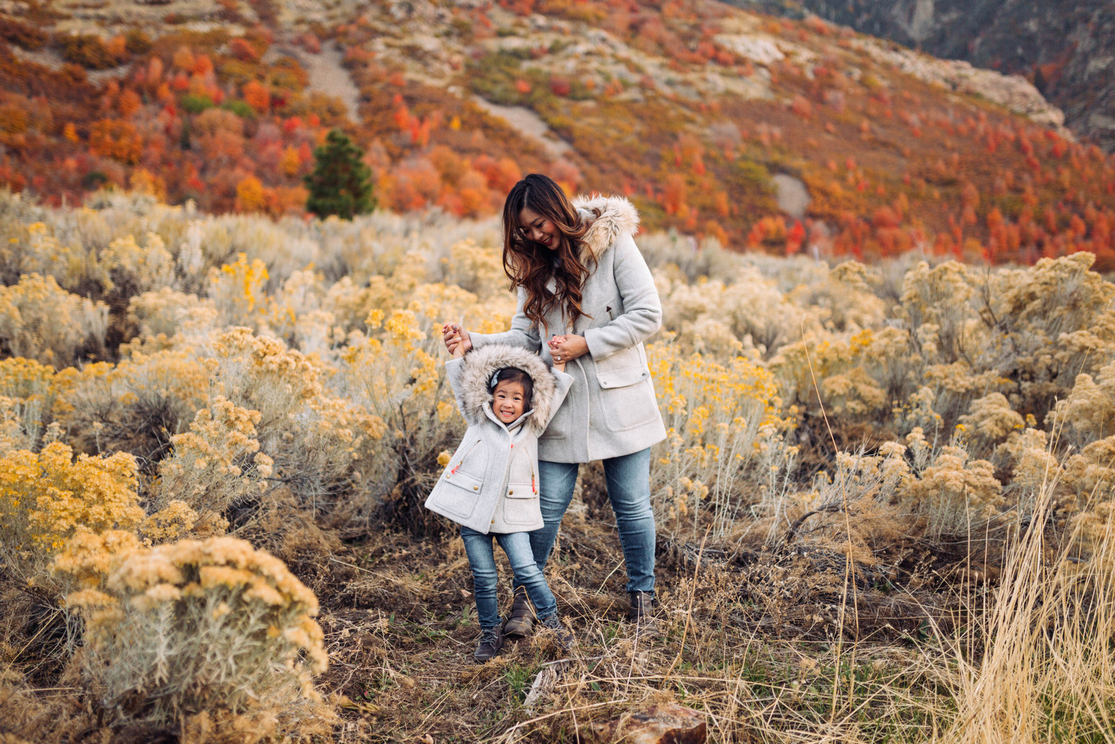 Mommy and Me Outfits: Chateau Parka by popular Utah fashion blogger Sandy A La Mode