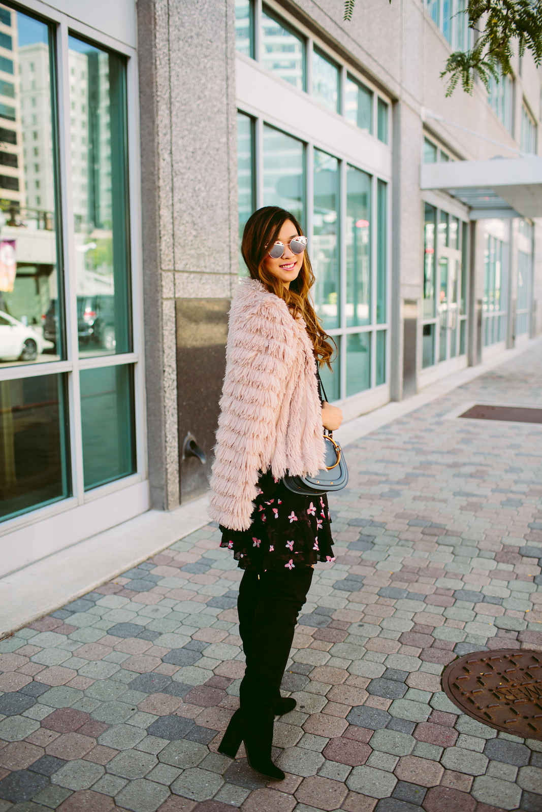 3 Ways To Wear Black Over The Knee Boots by Utah fashion blogger Sandy A La Mode