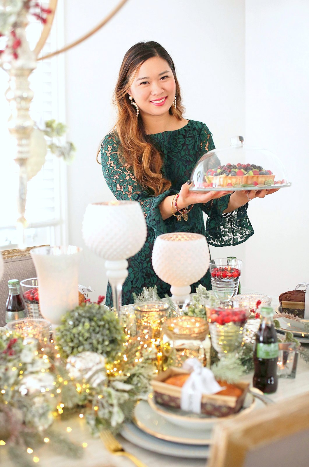Our New Home Big Reveal: Dining Room Holiday Decor Ideas by Utah style blogger Sandy A La Mode