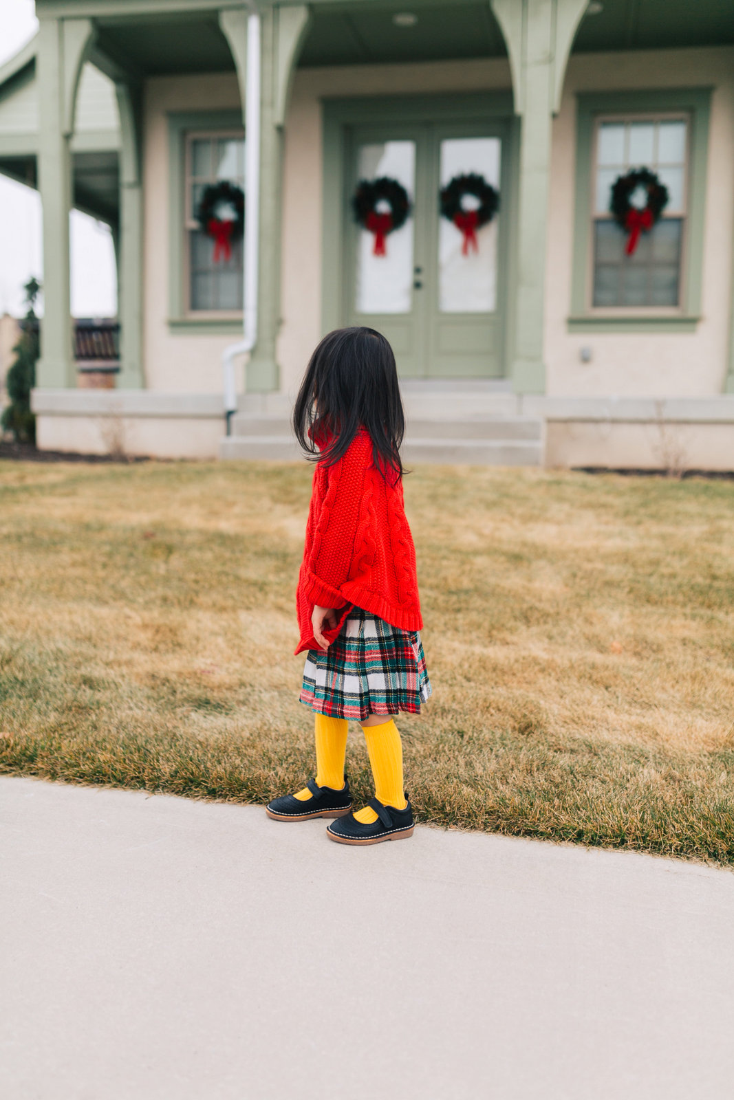 Little Girls Holiday Outfit by Utah fashion blogger Sandy A La Mode