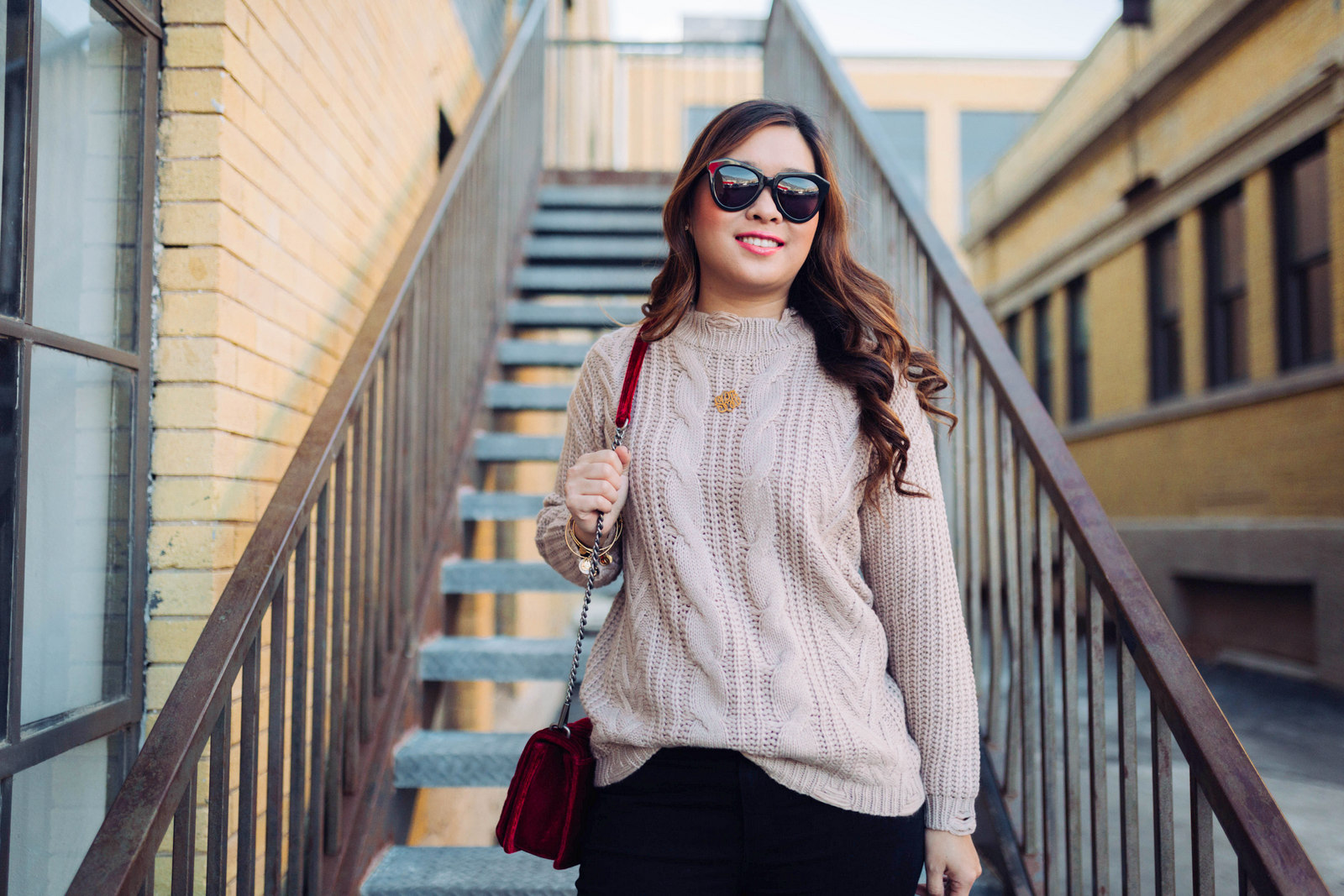 Distressed Sweater + Leopard Booties by popular Utah style blogger Sandy A La Mode