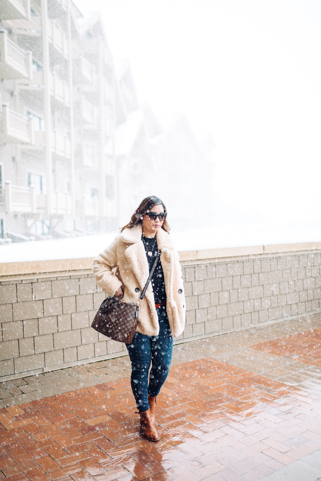 Best Faux Fur Coats for Winter by popular Utah fashion blogger Sandy A La Mode