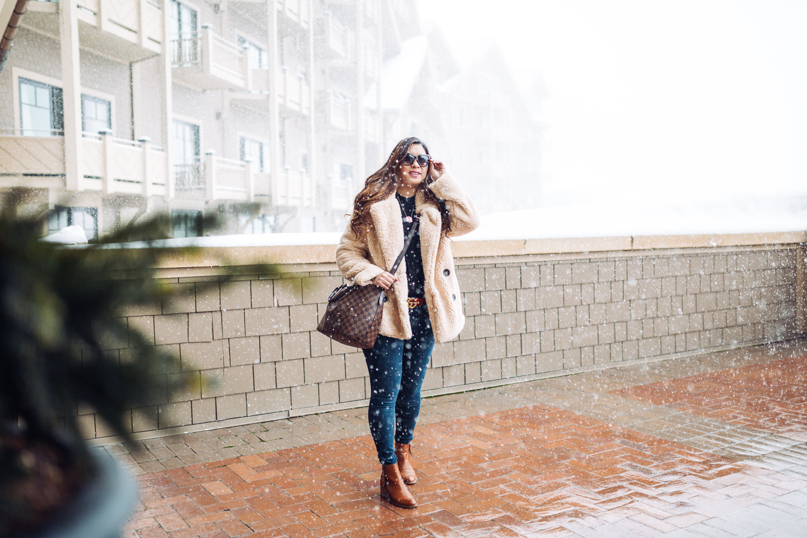 Best Faux Fur Coats for Winter by popular Utah fashion blogger Sandy A La Mode