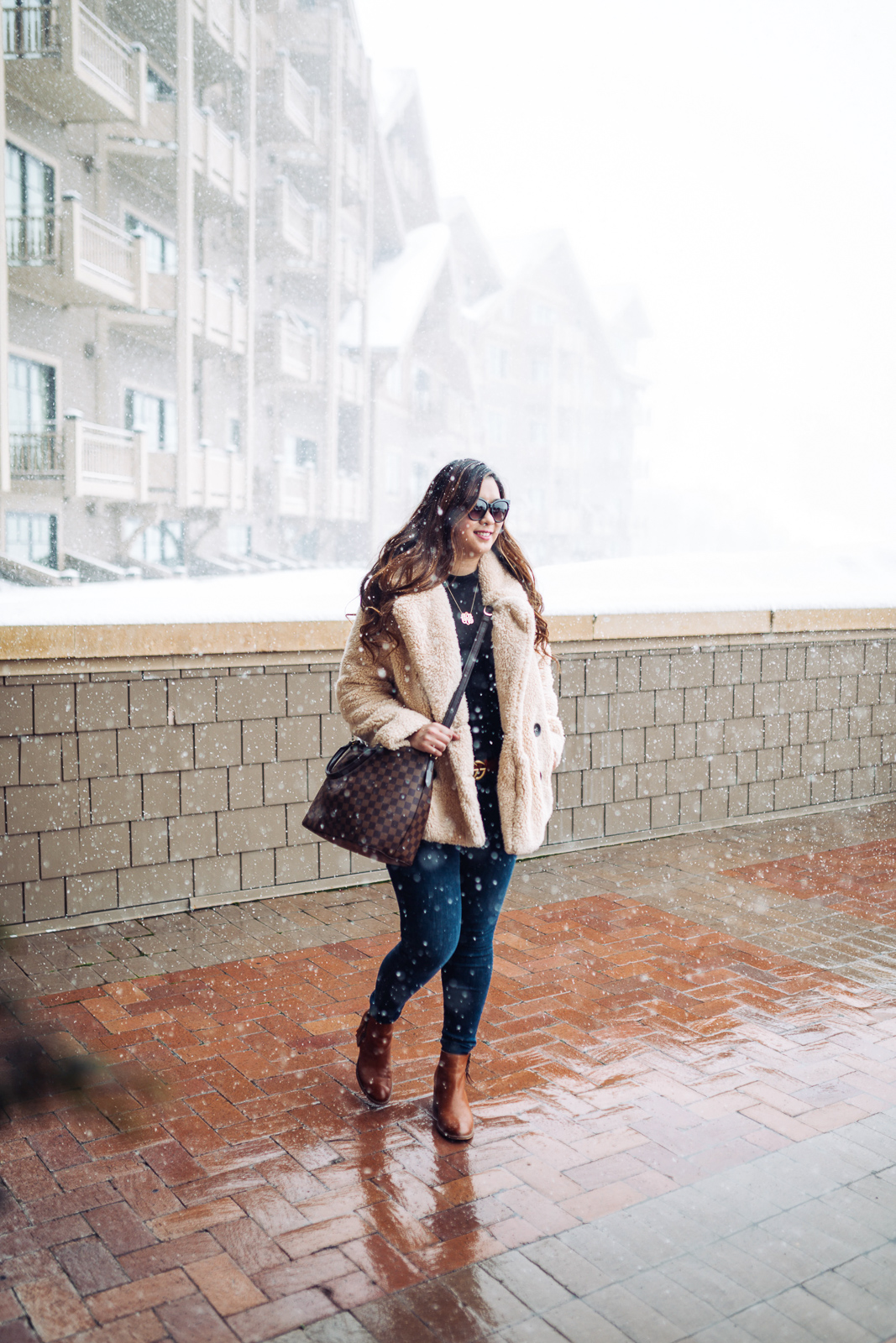 Best Faux Fur Coats for Winter by popular Utah fashion blogger Sandy A La Mode