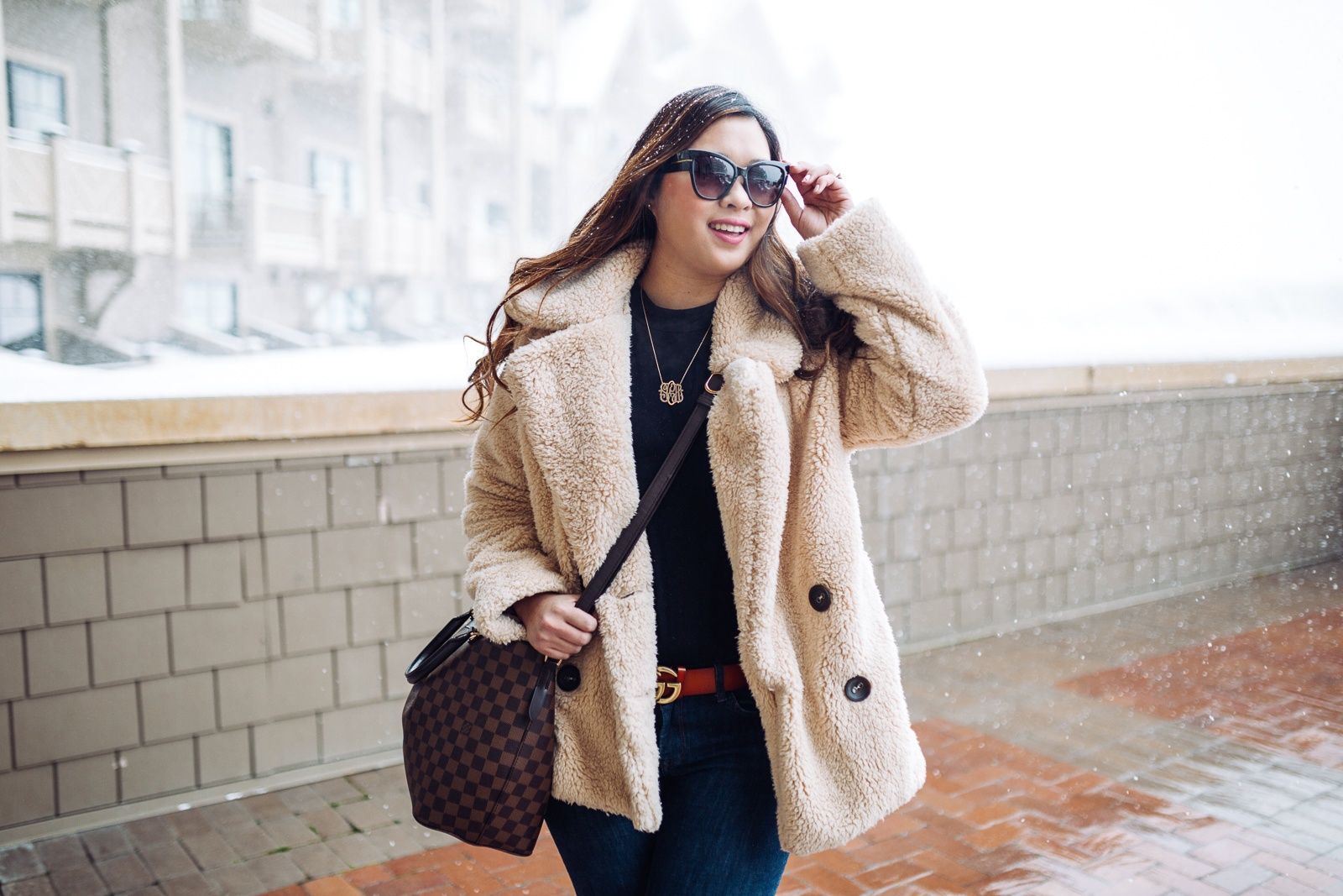 Best Faux Fur Coats for Winter by popular Utah fashion blogger Sandy A La Mode