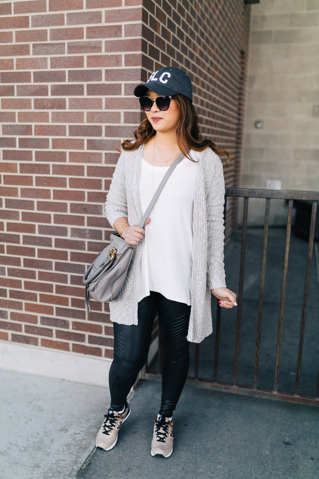 2 Ways To Style A Grey Long Cardigan by popular Utah fashion blogger Sandy A La Mode