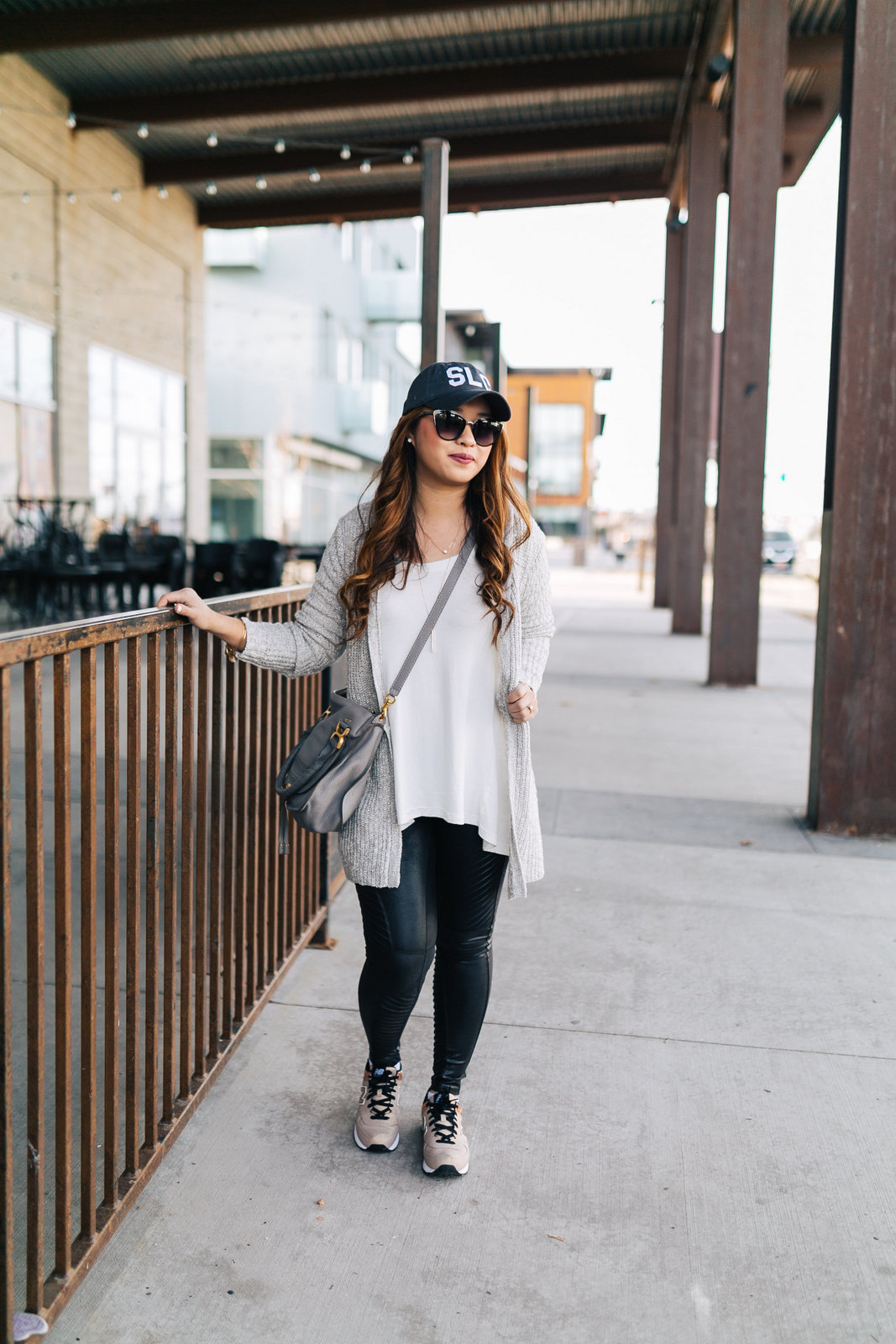 2 Ways To Style A Grey Long Cardigan by popular Utah fashion blogger Sandy A La Mode