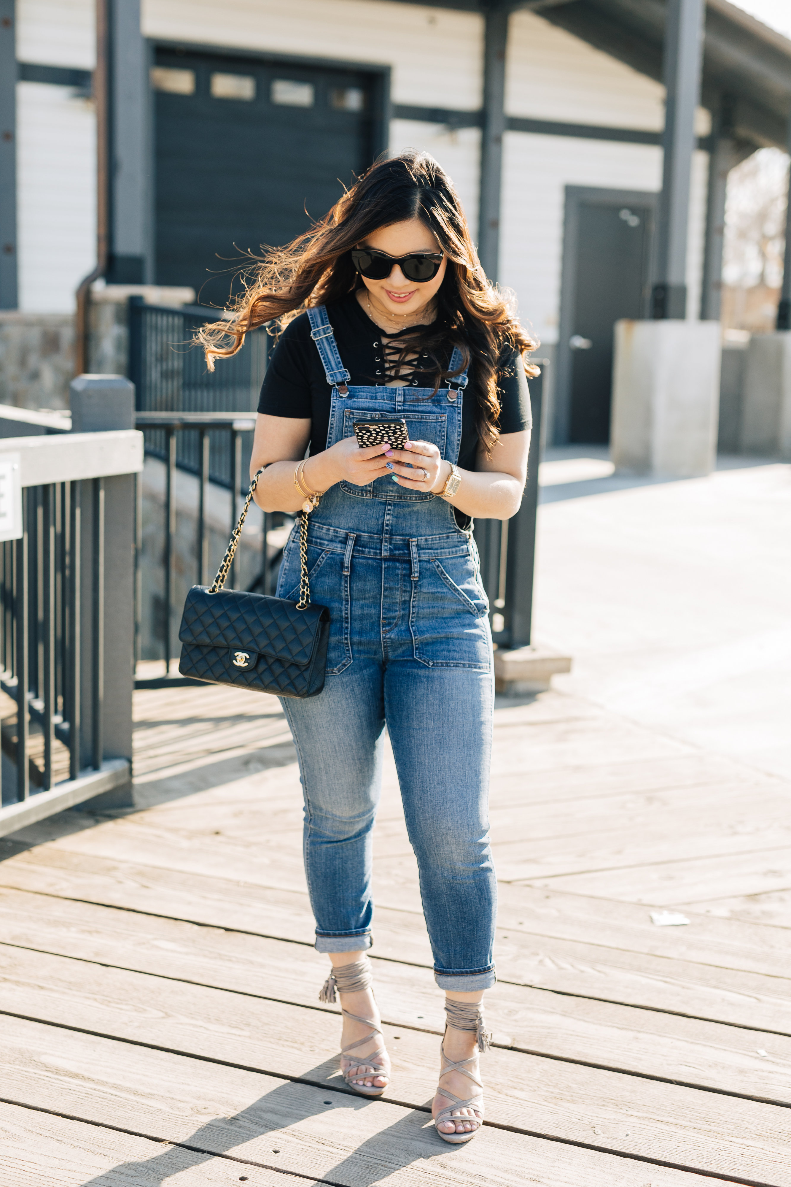 How To Style Denim Overalls | Spring Fashion | Sandy a la Mode