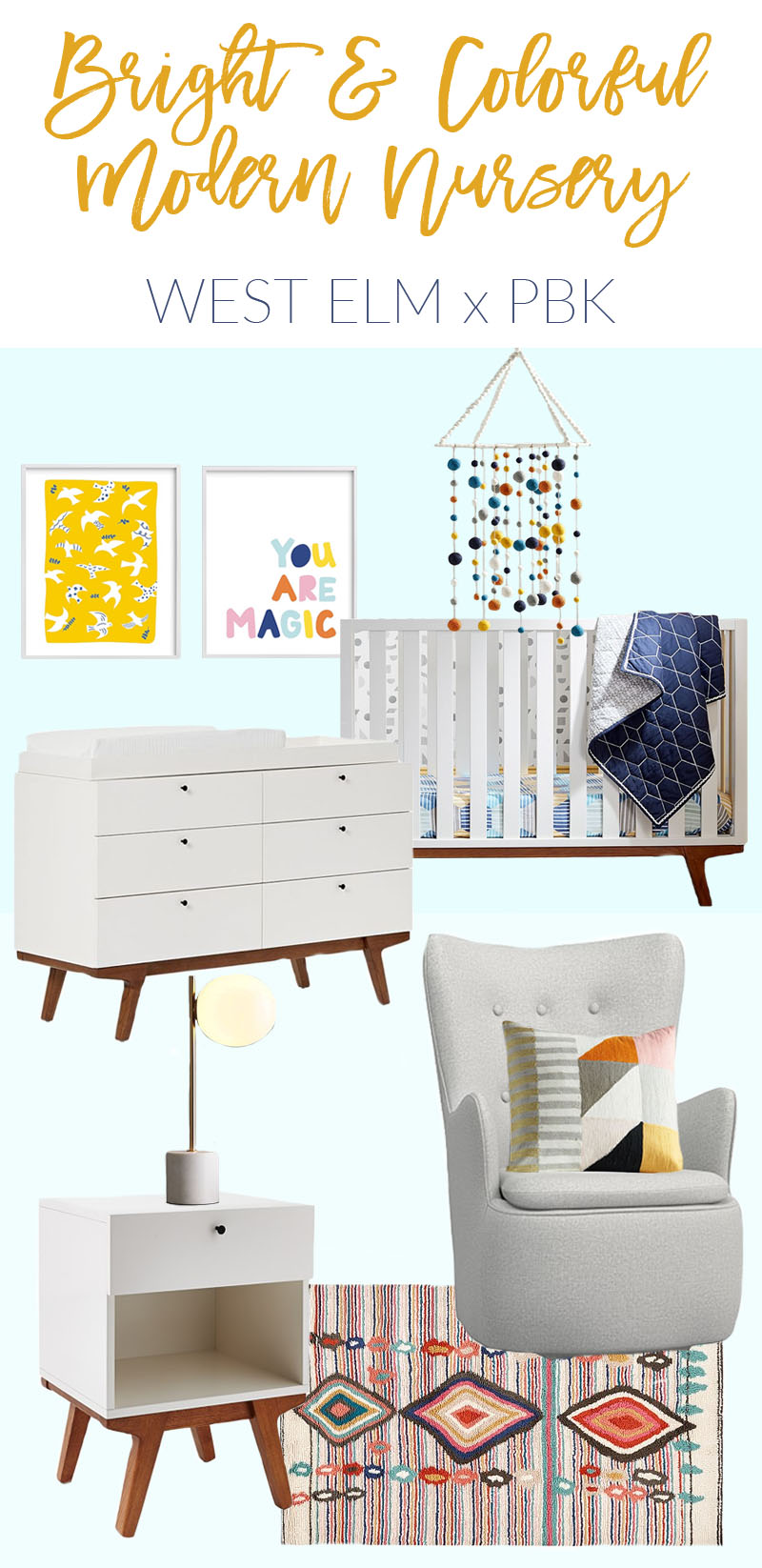 This West Elm x Pottery Barn Kids Collection Is Nursery Perfection