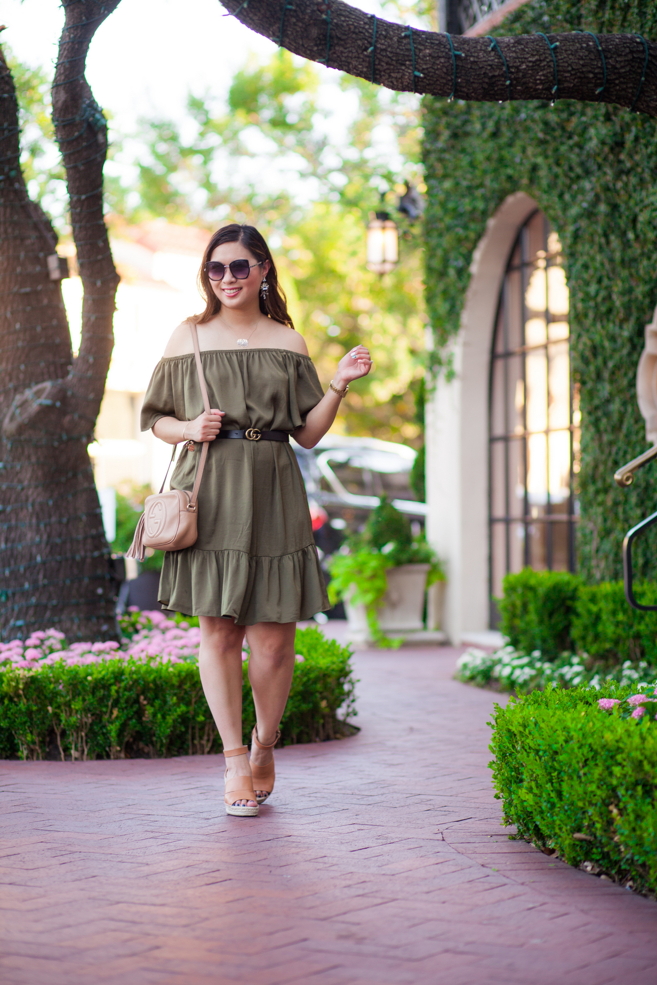 Stitch Fix Goldray - Arabella Off the Shoulder Satin Dress