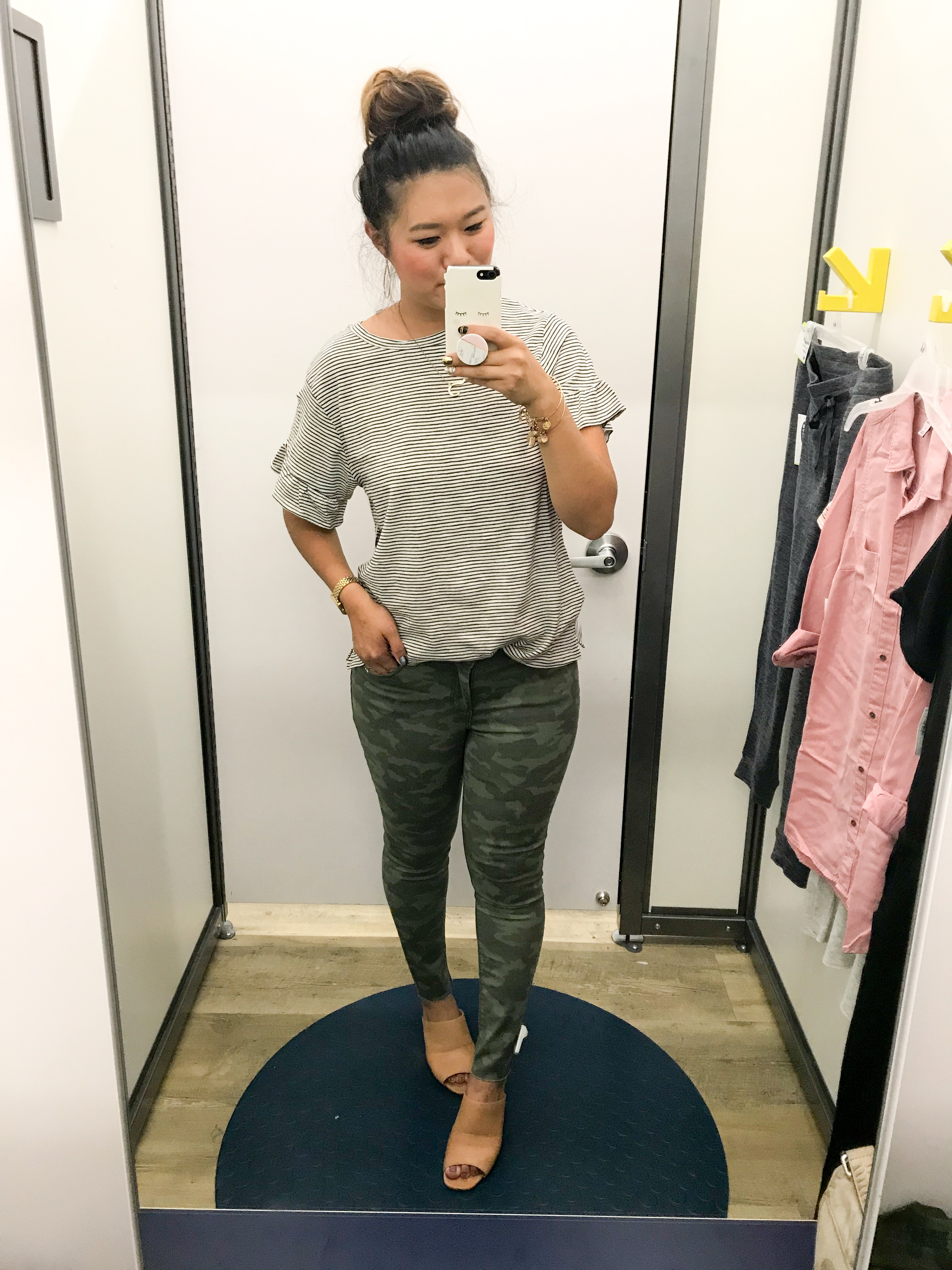 old navy ruffle sleeve top