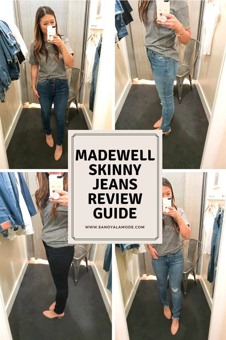 most popular madewell jeans