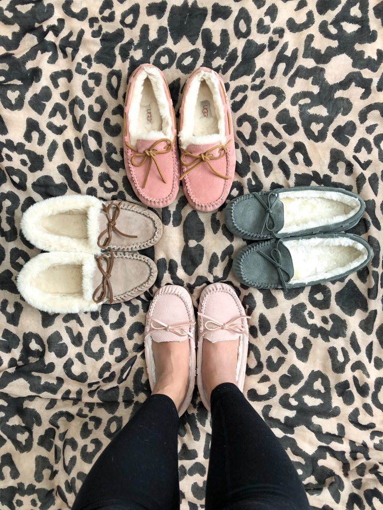 j crew suede shearling slippers