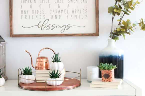 Decorate For Fall With Succulents