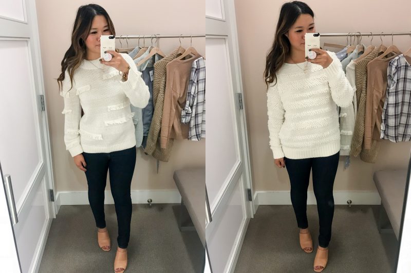 LOFT Fall Styled Outfits + Dressing Room Try Ons | Sandy a la Mode