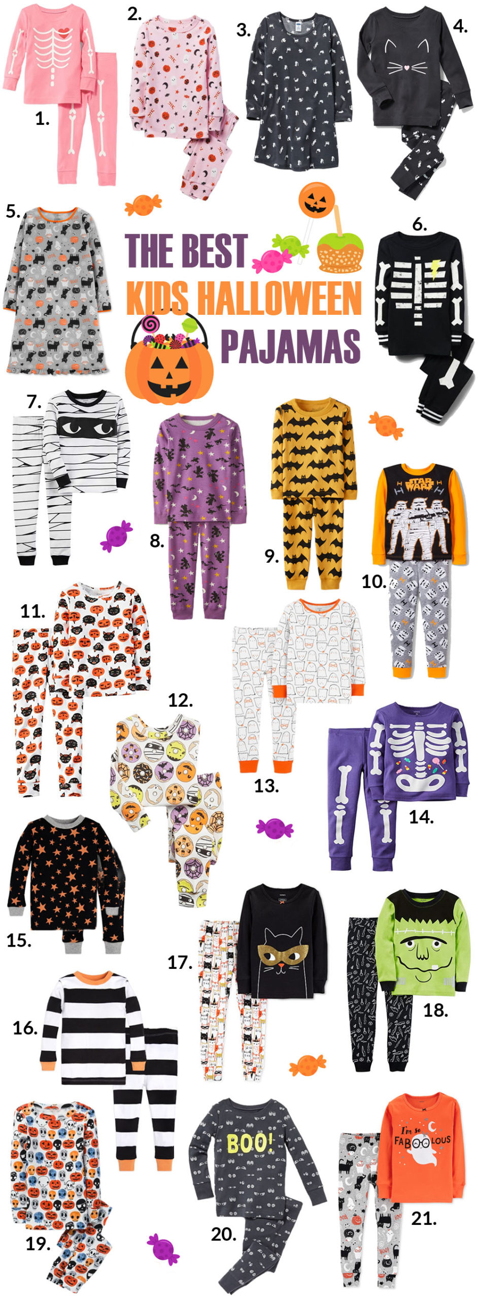21 Best Kids Halloween Pajamas Sandy a la Mode