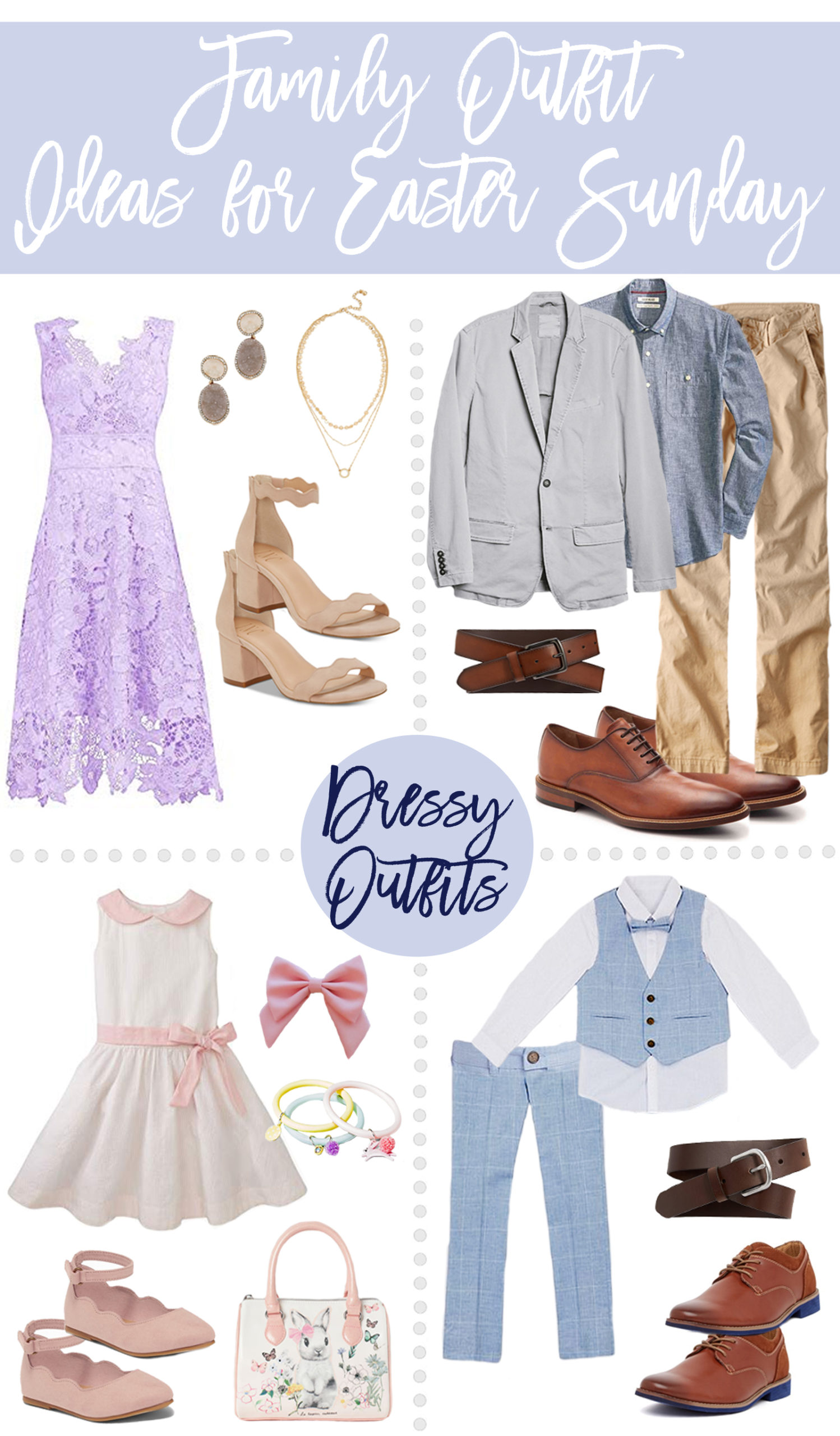 Family Easter Outfit Ideas - Casual and Dressy