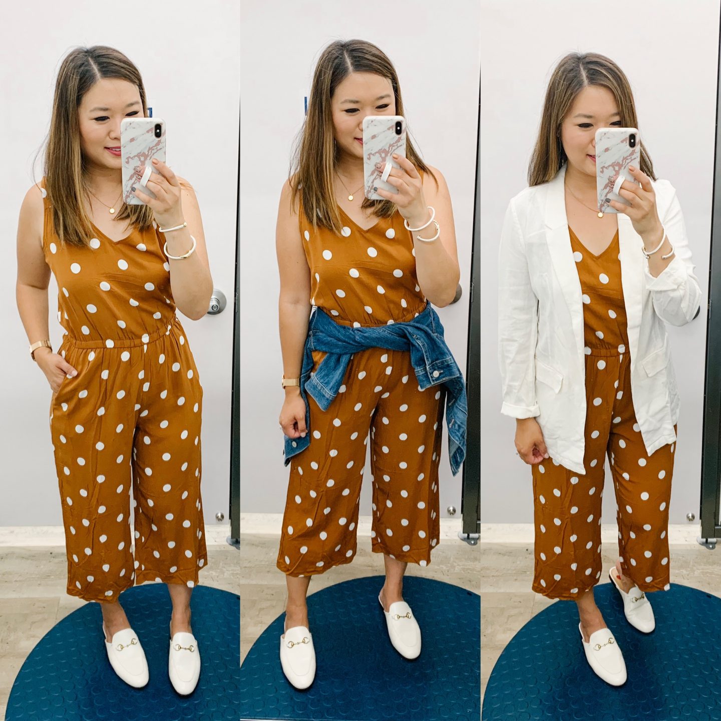 old navy jumpsuit polka dot