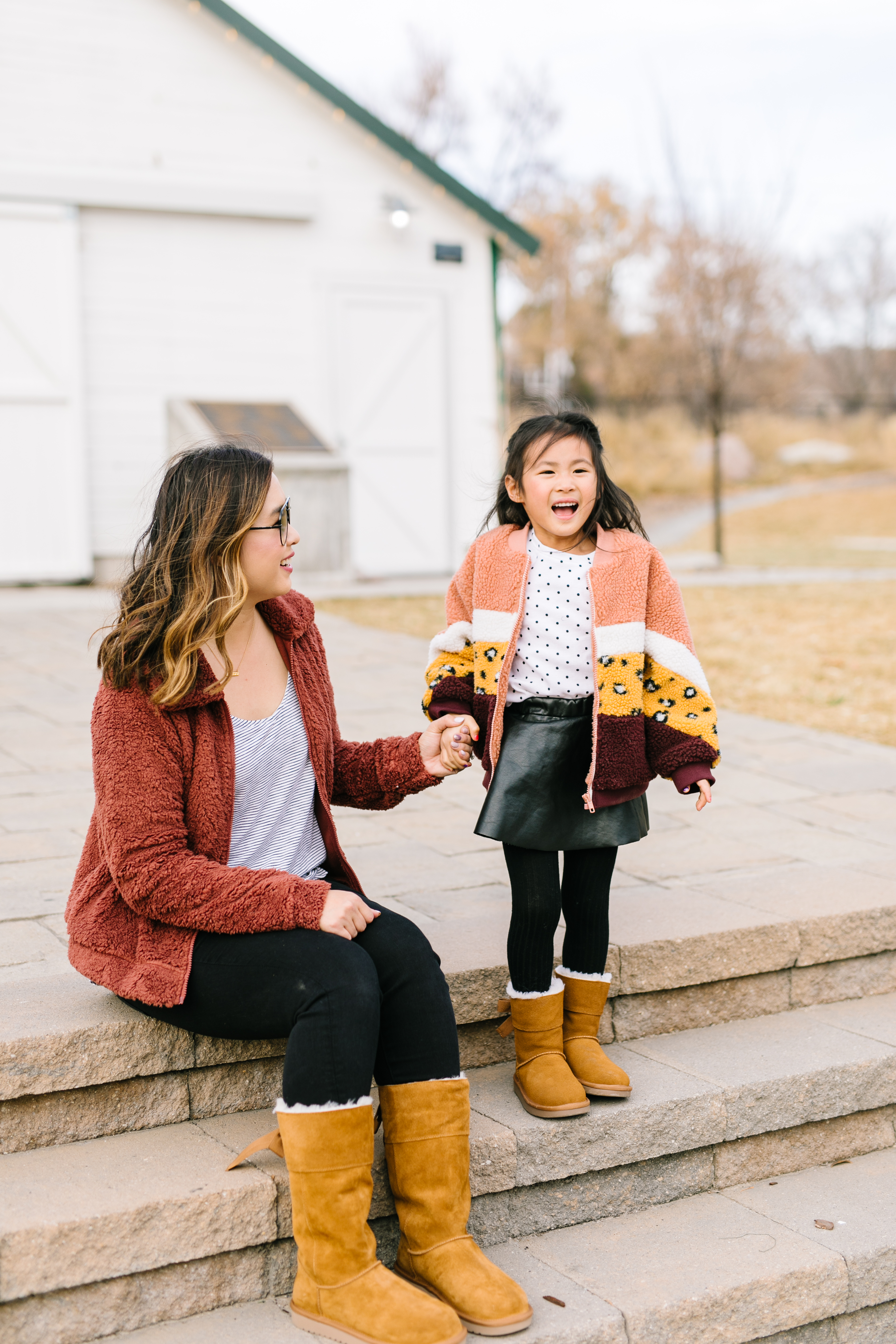 Mommy and Me Matching Winter Boots with Koolaburra SandyALaMode