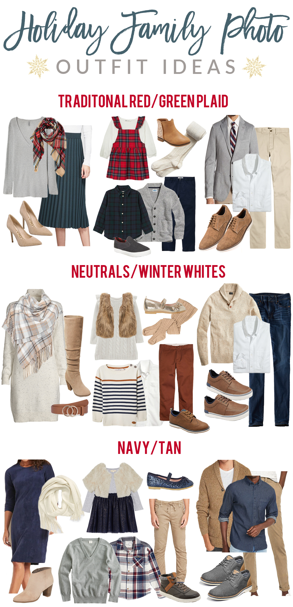 Holiday Family Photo Outfit Ideas SandyALaMode