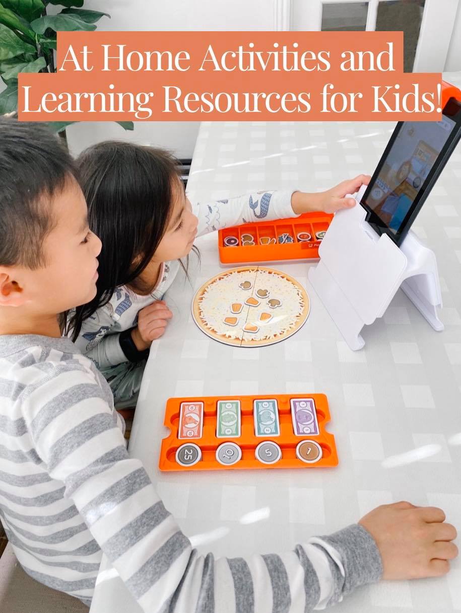 At Home Activities and Learning Resources for Kids