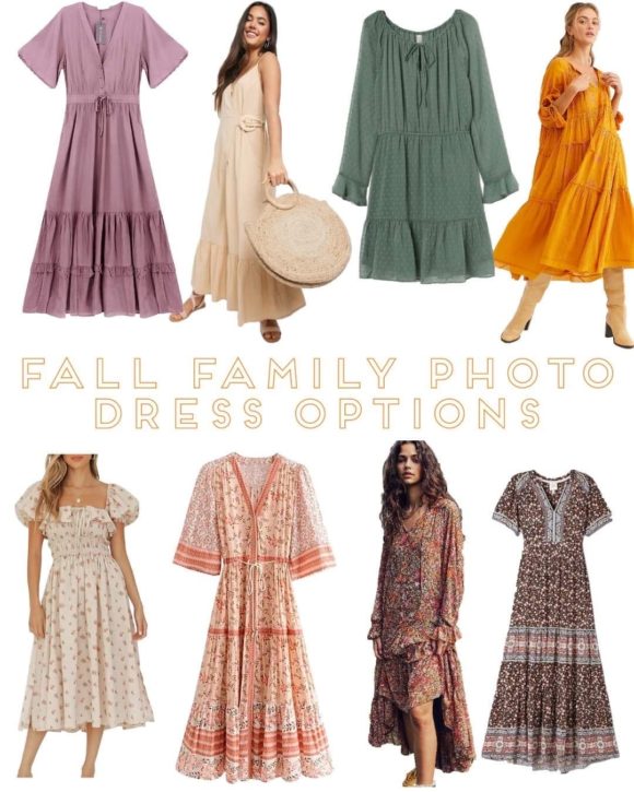 Fall Family Photo Dress Options